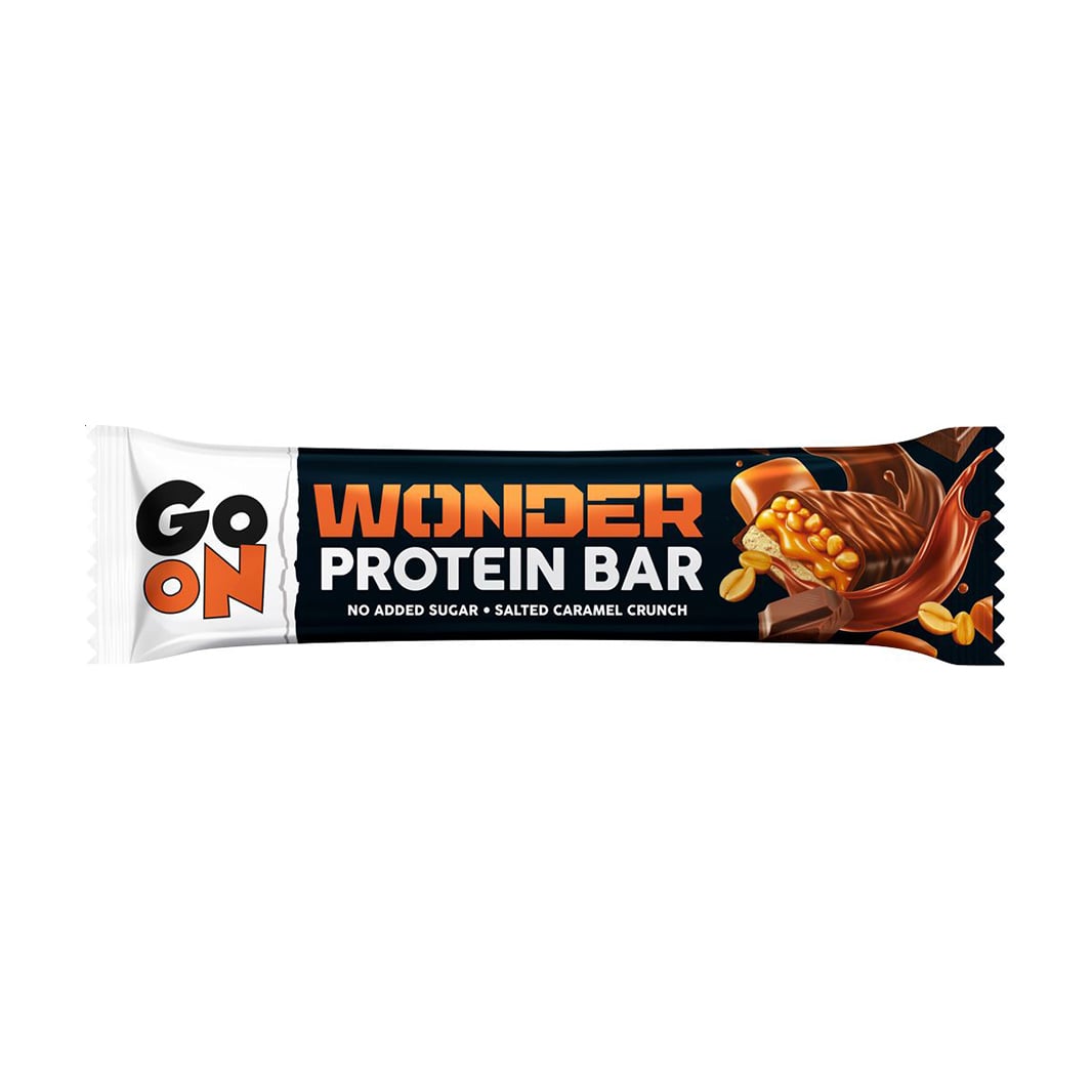 Протеїновий батончик Go On Nutrition Wonder Protein Bar Солона арахісова карамель, 45 г